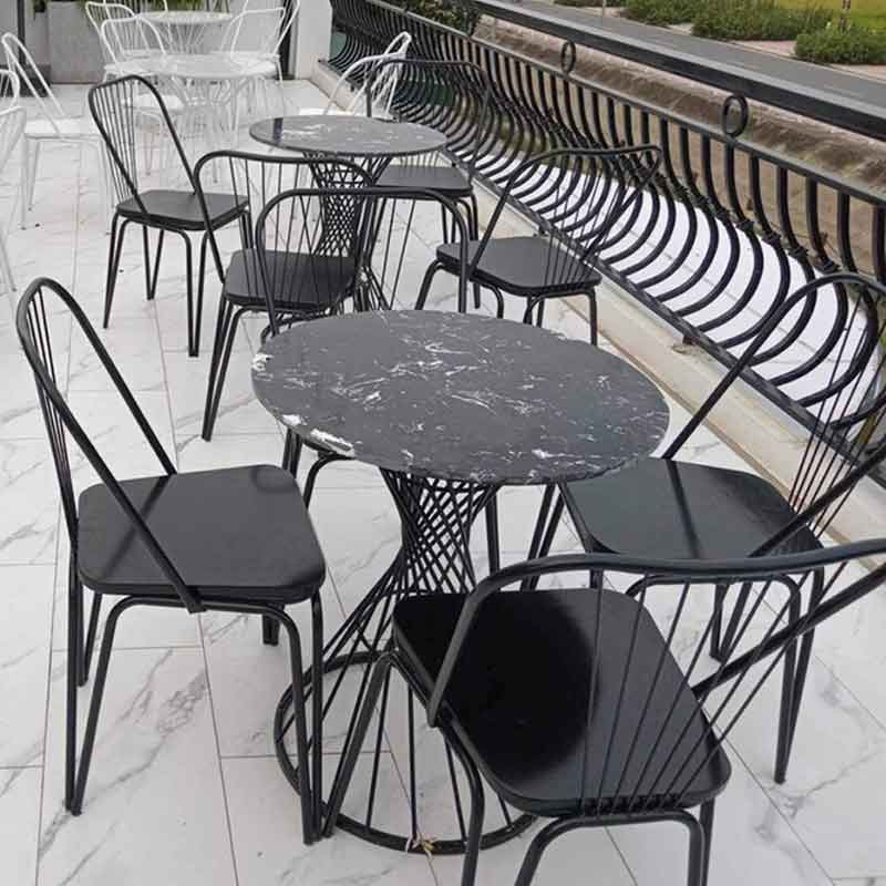 Bộ bàn ghế trà chanh, cafe ngoài trời sắt sơn tĩnh điện GC864