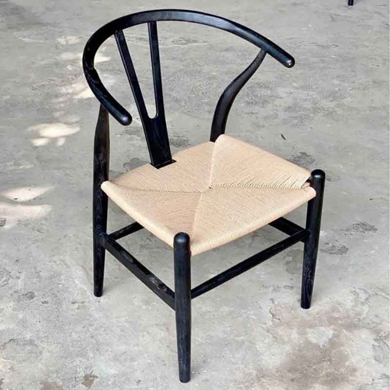 Ghế gỗ đan dây Wishbon thiết kế độc đáo uyển chuyển GC121