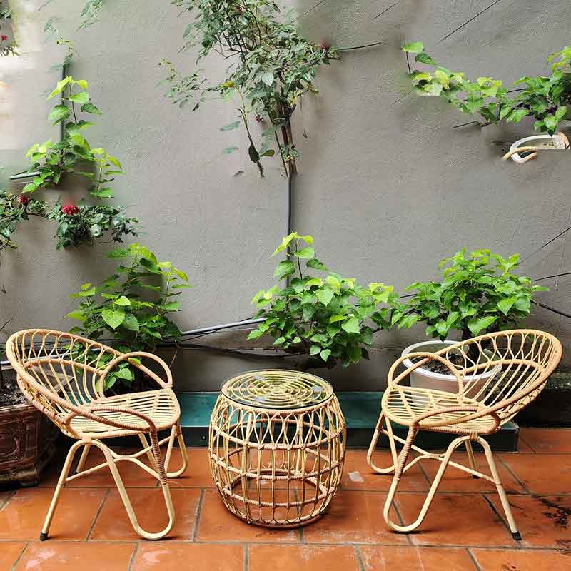 Bộ bàn ghế mây nhựa Phượng Hoàng BM533