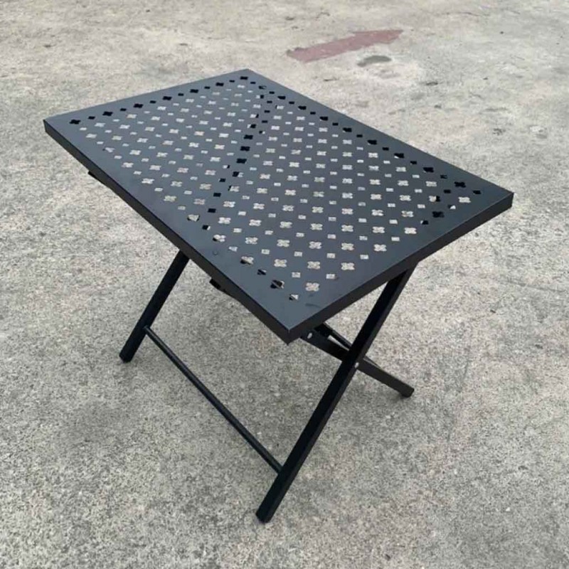 Bàn gấp gọn cafe, dã ngoại, camping khung sắt chắc chắn, chịu lực tốt BS219