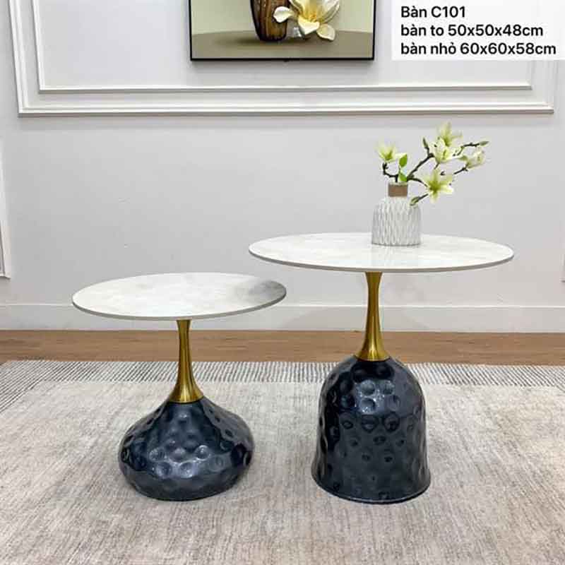 Bàn Tab Góc Sofa, bàn trà phụ đôi trang trí decor đẹp hiện đại BC543