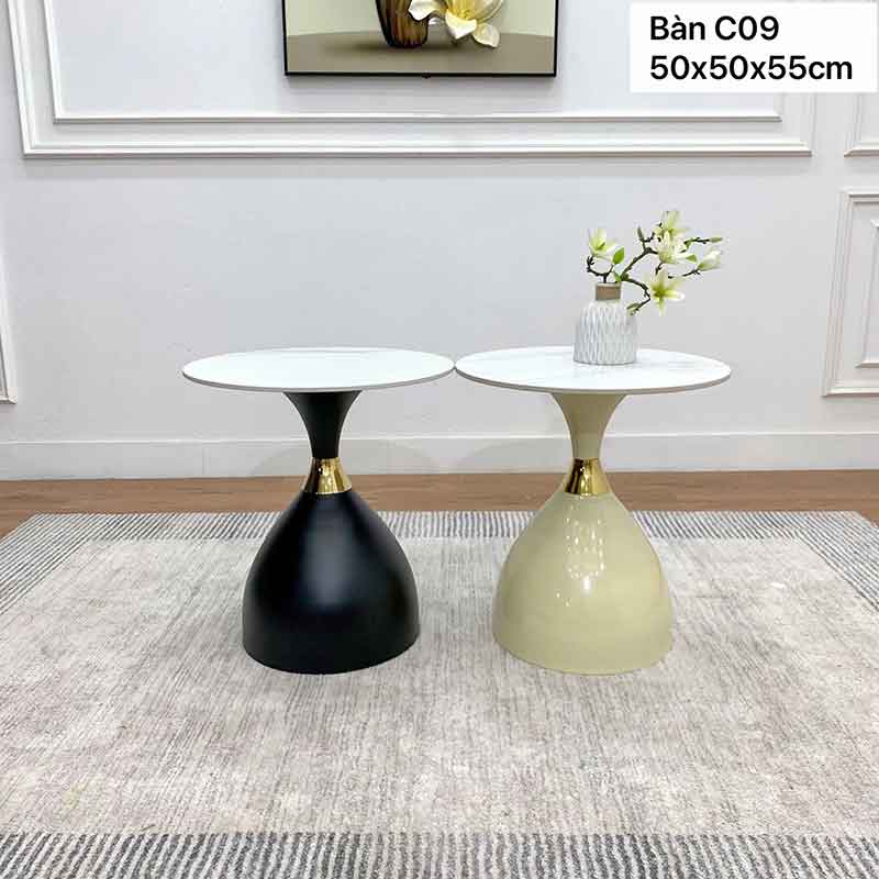 Bàn trang trí decor phòng khách đẹp kiểu dáng hiện đại BC401