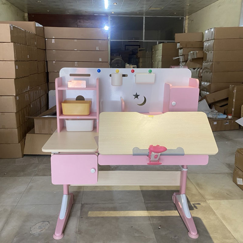 Bàn học thông minh S09 mặt bàn có thể điều chỉnh độ nghiêng từ 0 - 60 độ dễ dàng BH050