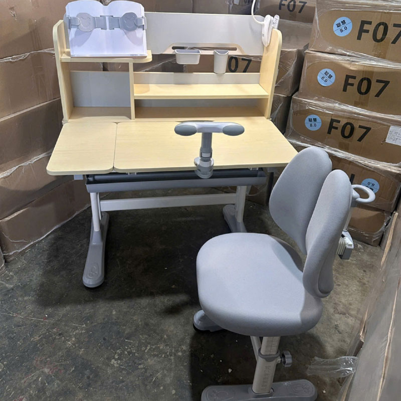 Bộ bàn học thông minh F05 kiểu dáng đáng yêu, hiện đại, tạo cảm hứng học tập cho bé mỗi ngày BH853