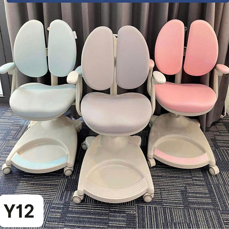 Ghế ngồi học chống gù Y12 đệm ngồi cao su non, tặng bọc ghế BH894