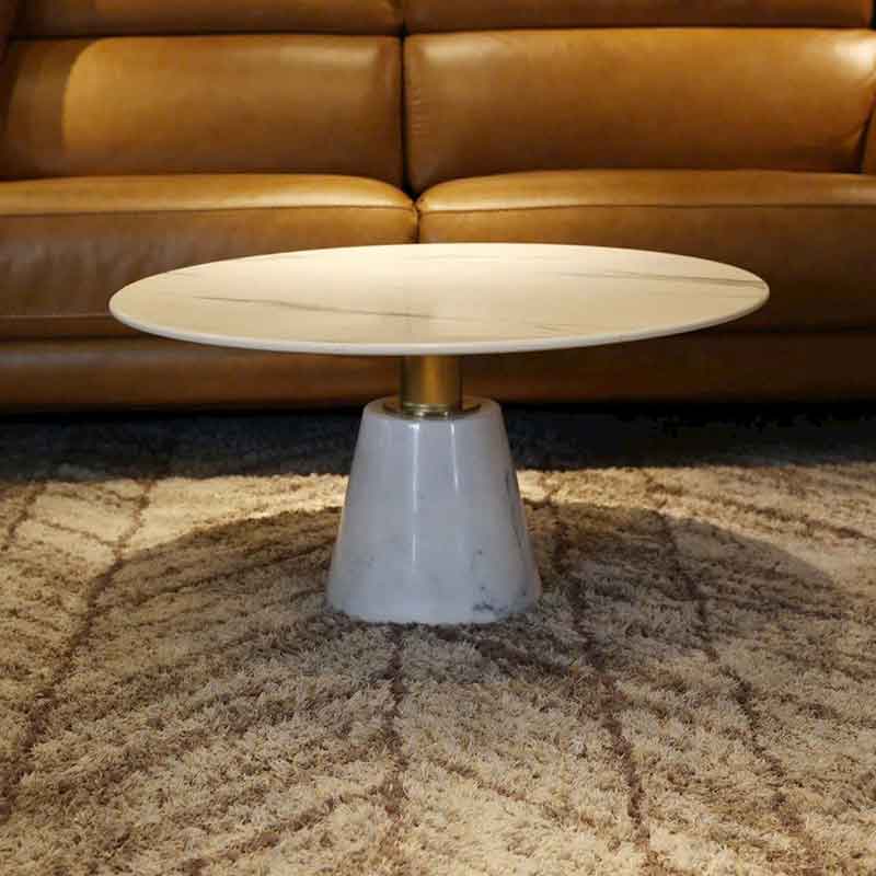 Bàn trà sofa đá Cẩm Thạch nguyên khối tuyệt tác sang trọng cho phòng khách BT945