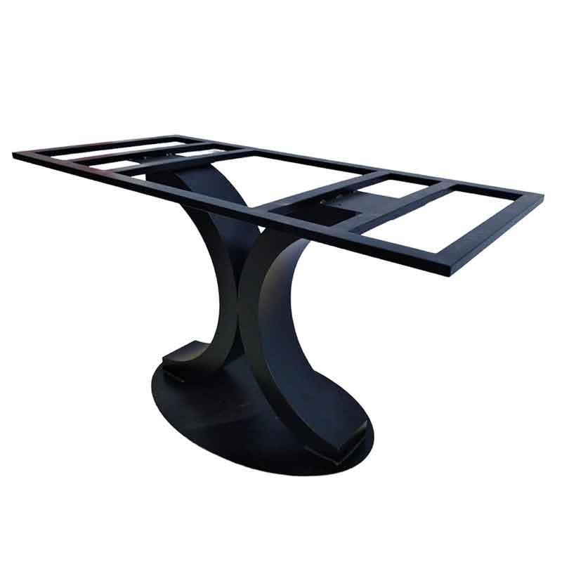 Chân bàn ăn sắt kiểu dáng tinh tế hình chữ C BB252