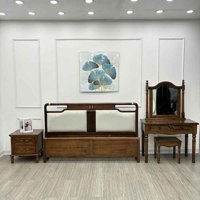 Combo nội thất phòng ngủ nhập khẩu phong cách cổ điển CB304
