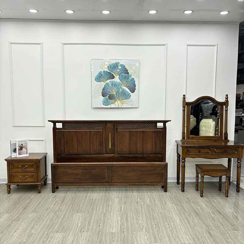 Combo nội thất phòng ngủ thiết kế tiện nghi, hài hòa, thống nhất về màu sắc CB309