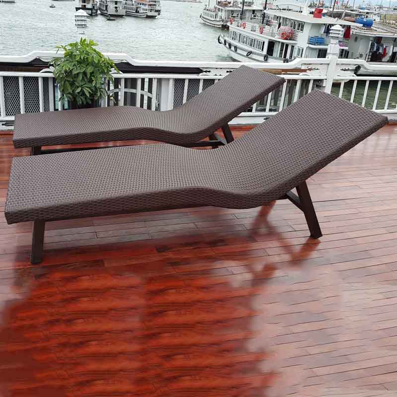 Giường tắm nắng nằm thư giãn bãi biển GT082