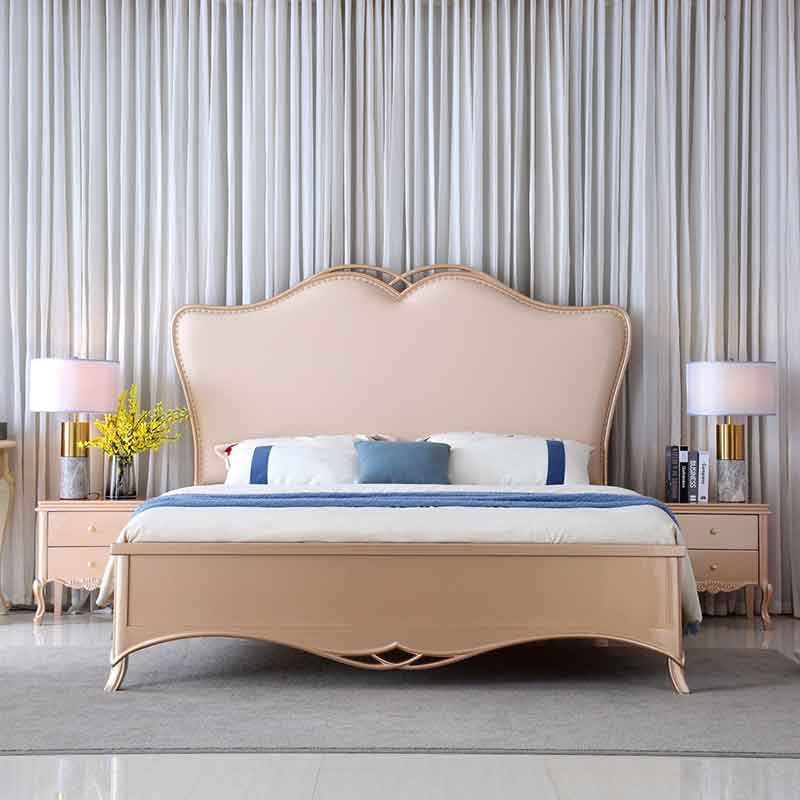 Giường bọc nệm đầu giường nhập khẩu, đẹp trang nhã GN800