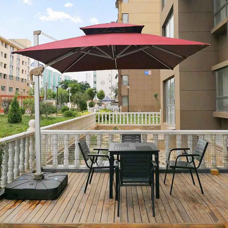 Ô dù lệch tâm khung hợp kim nhôm đế nhựa có bánh xe OD095