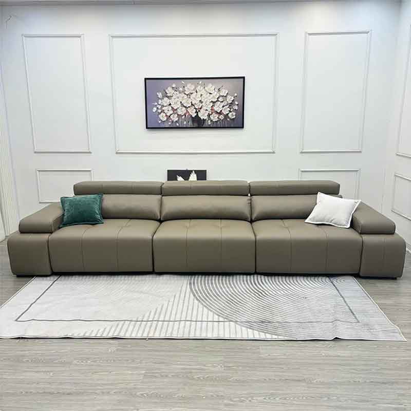 Sofa da đẹp đẳng cấp cho phòng khách lớn SF697