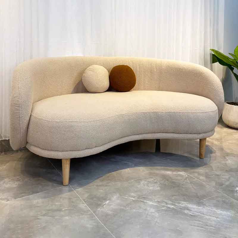 Sofa tựa cao cấp Curven bọc vải lông cừu SF671