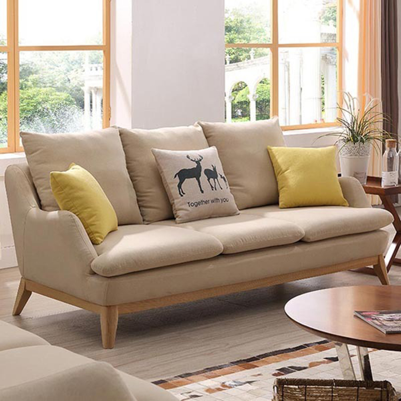 Ghế sofa văng phòng khách khung gỗ tự nhiên SF610