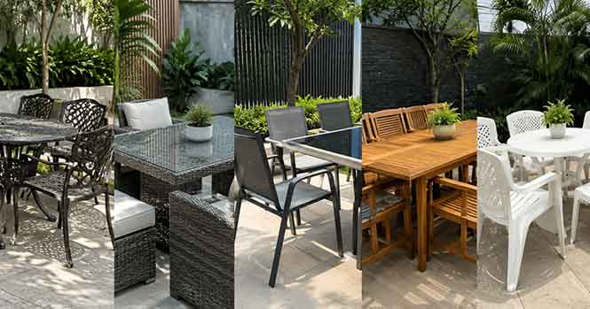 Bàn Ghế Sân Vườn Ngoài Trời Loại Nào Tốt?