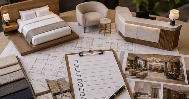 Checklist nội thất cần mua khi mở khách sạn mới