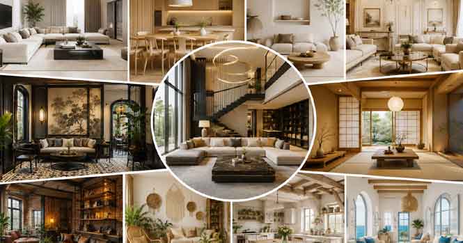 Tổng hợp các phong cách thiết kế nội thất thịnh hành, xu hướng nhất hiện nay