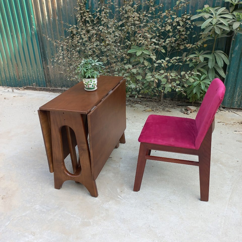 Bàn ăn thông minh gỗ sồi gấp gọn tiết kiệm diện tích BA165