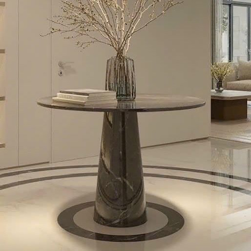 Bàn decor cho showroom cao cấp đá Cẩm Thạch nguyên khối CT084