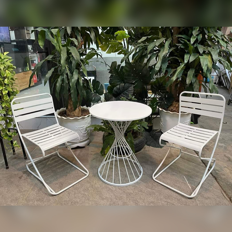 Bộ bàn ghế cafe chất liệu cao cấp bền bỉ, thiết kế hiện đại GC849