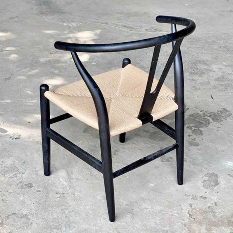 Ghế gỗ đan dây Wishbon thiết kế độc đáo uyển chuyển GC121