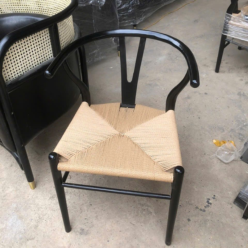 Ghế gỗ đan dây Wishbon thiết kế độc đáo uyển chuyển GC121