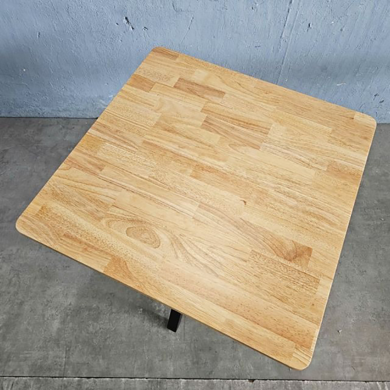 Bàn cafe nhà hàng vuông 70x70cm gỗ cao su GC792