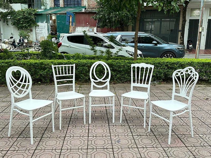 Bộ bàn tròn 10 người nhà hàng tiệc cưới ghế NAPOLEON GC827
