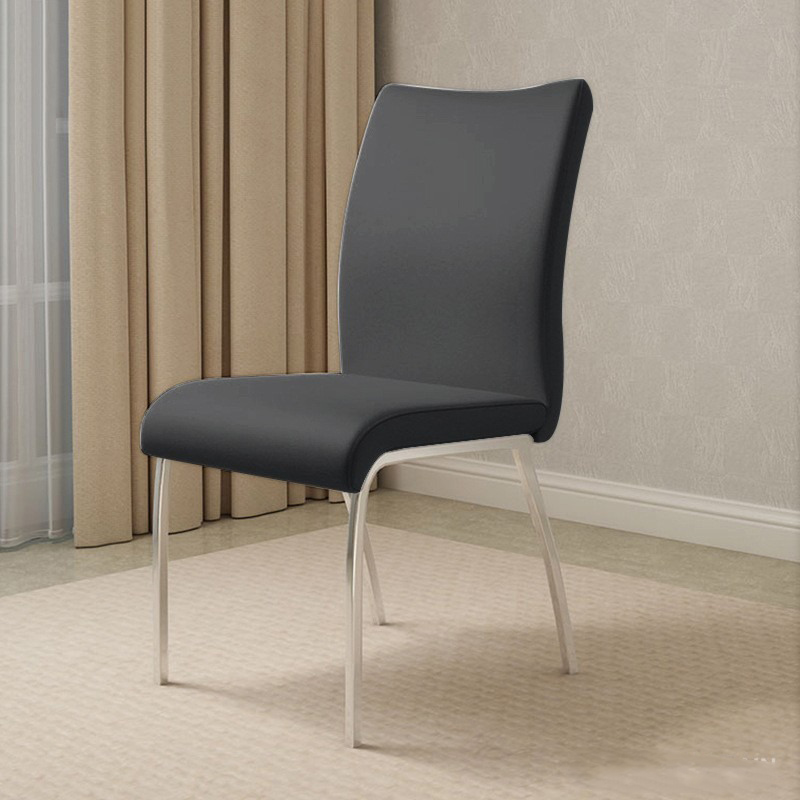 Ghế cafe, ghế hội nghị tựa lưng da tối giản hiện đại GC896