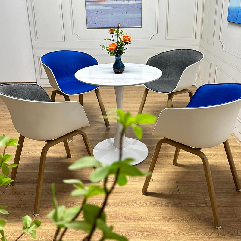 Set bàn ghế cafe đẹp với mẫu ghế HAY đệm GC970
