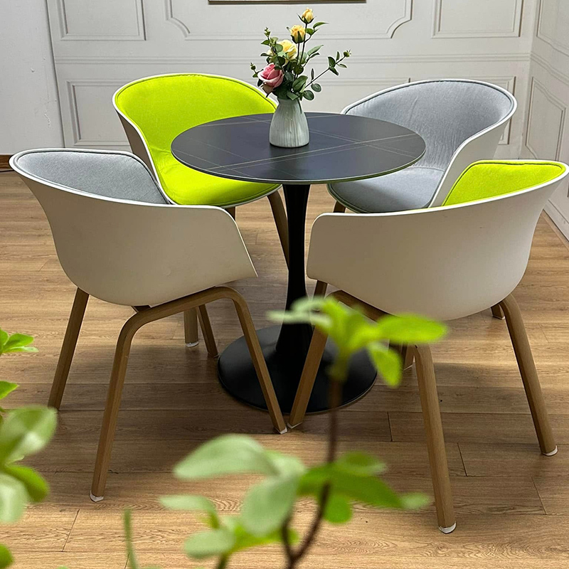 Set bàn ghế cafe đẹp với mẫu ghế HAY đệm GC970