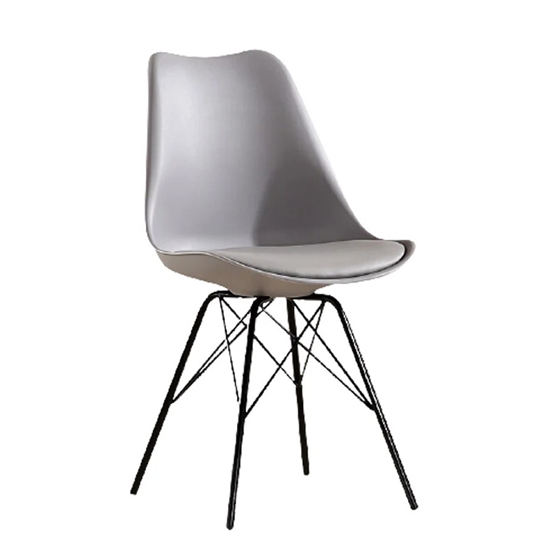 Ghế nhựa Eames mặt đệm chân sắt GC240