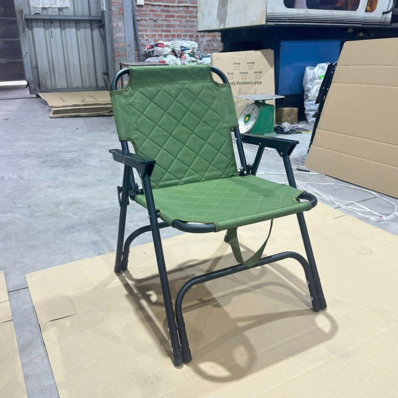 Ghế gấp gọn dã ngoại Camping Sport tay cầm gỗ, vải Oxford, dễ dàng mang theo BS140