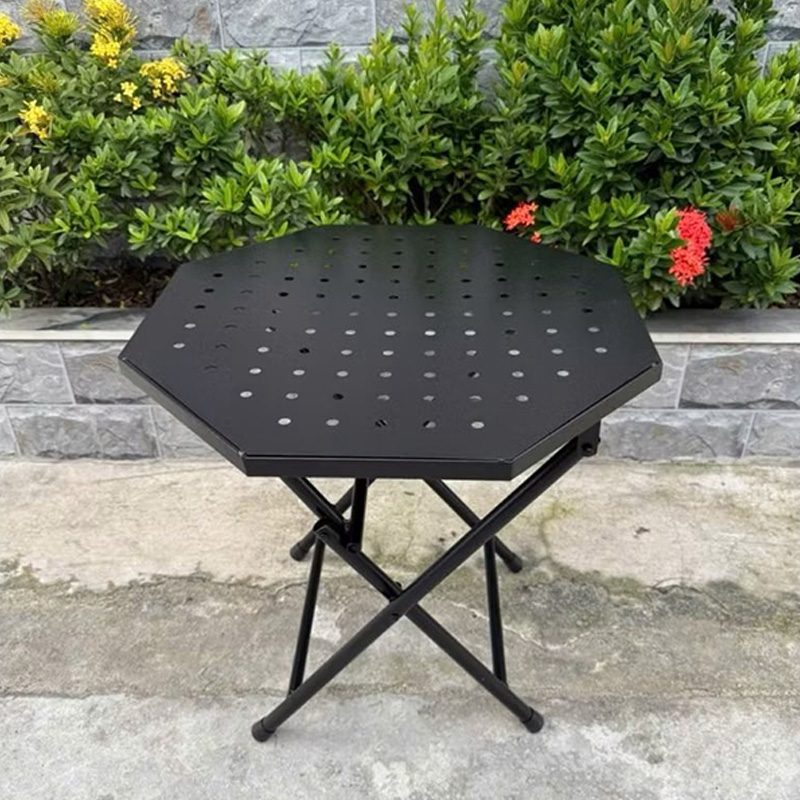 Bàn Camping hình Bát Giác CNC bền nhẹ, gấp gọn dã ngoại, Picnic, cắm trại, cafe BS590
