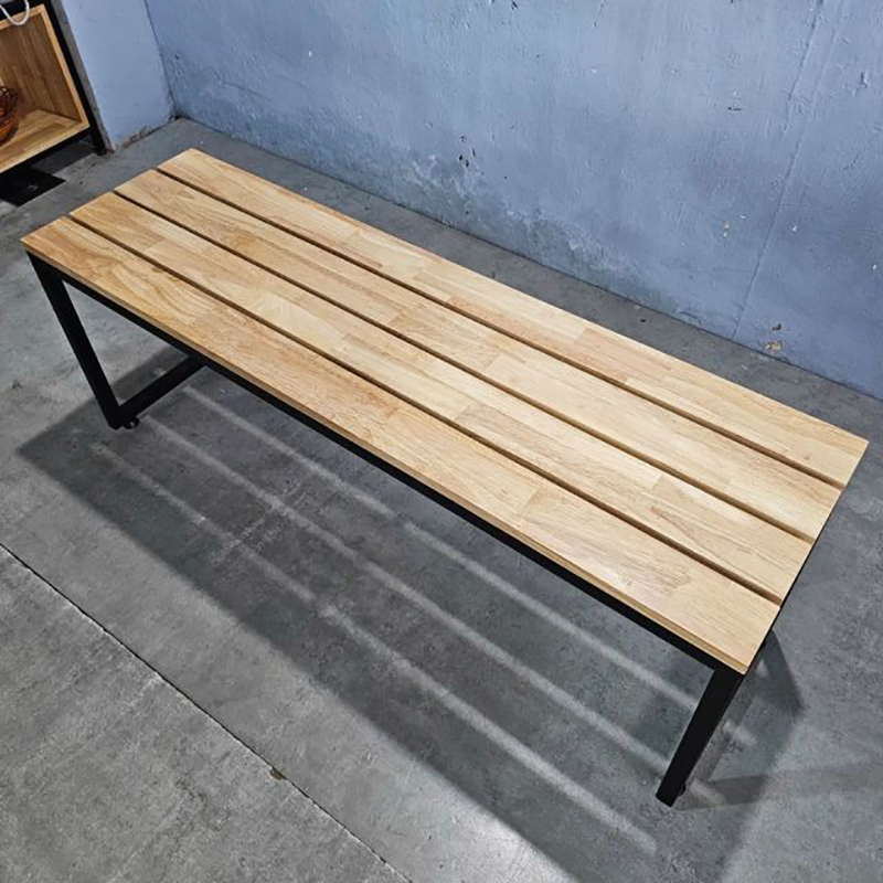 Combo 4 ghế băng sân vườn dài 120x35cm gỗ cao su BS308