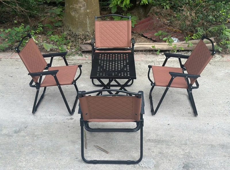 Ghế cafe gấp gọn, ghế camping vải Oxford 600D may 3 lớp BS217