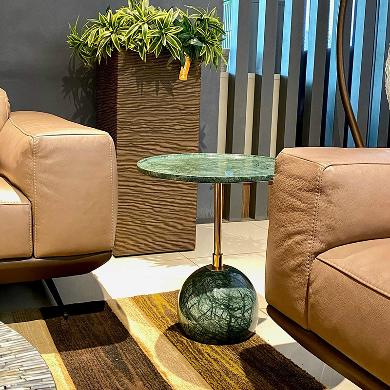 Bàn Side Table kết hợp hoàn hảo giữa vẻ đẹp nguyên bản của đá tự nhiên BC282