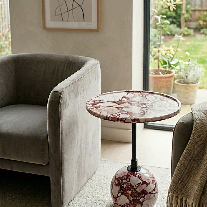 Bàn tab sofa đá Cẩm Thạch tự nhiên thiết kế độc đáo BC618 Bàn tab sofa đá Cẩm Thạch tự nhiên thiết kế độc đáo BC618