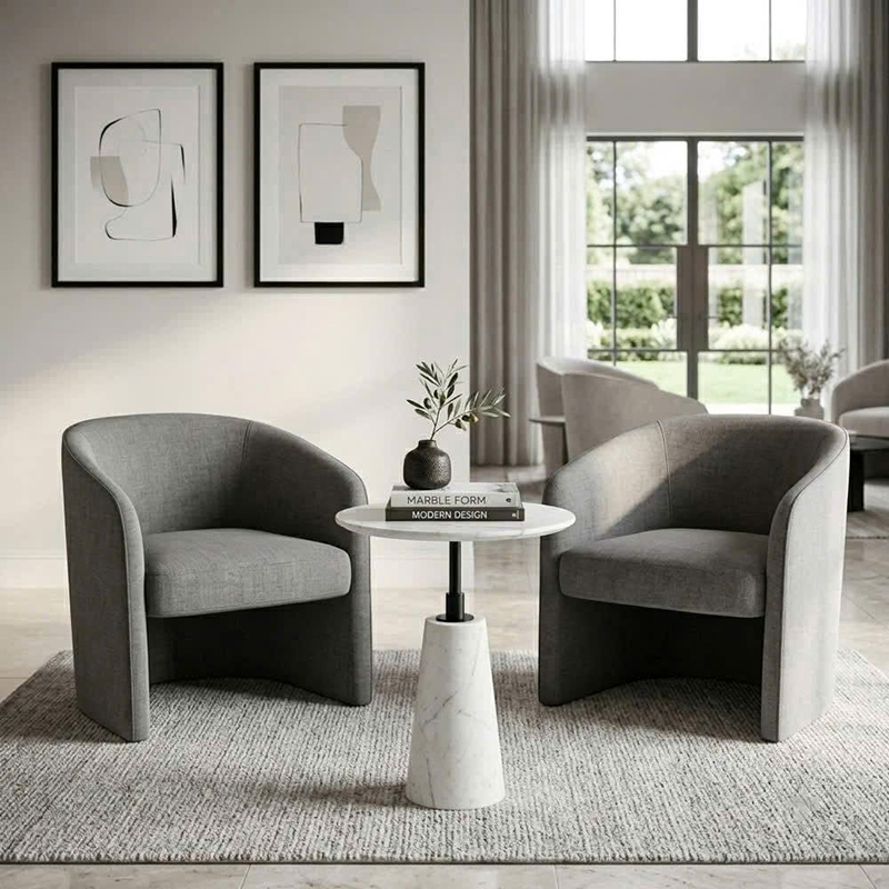 Bàn Tab Sofa đá Cẩm Thạch tự nhiên thiết kế hiện đại BC427