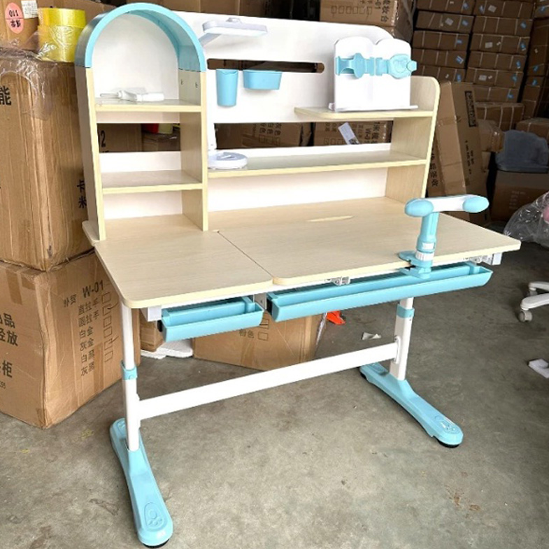 Bàn học thông minh F09 nâng hạ cao thấp bằng tay quay BH412