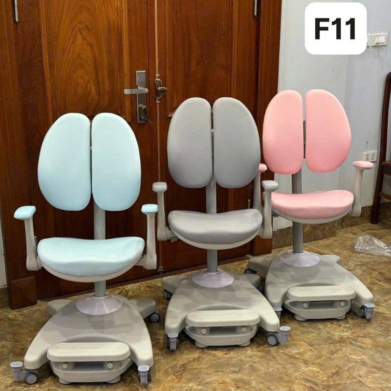 Ghế ngồi học cho bé F11 chống gù lưng bảo vệ cột sống kiểu mới tựa lưng êm ái BH722