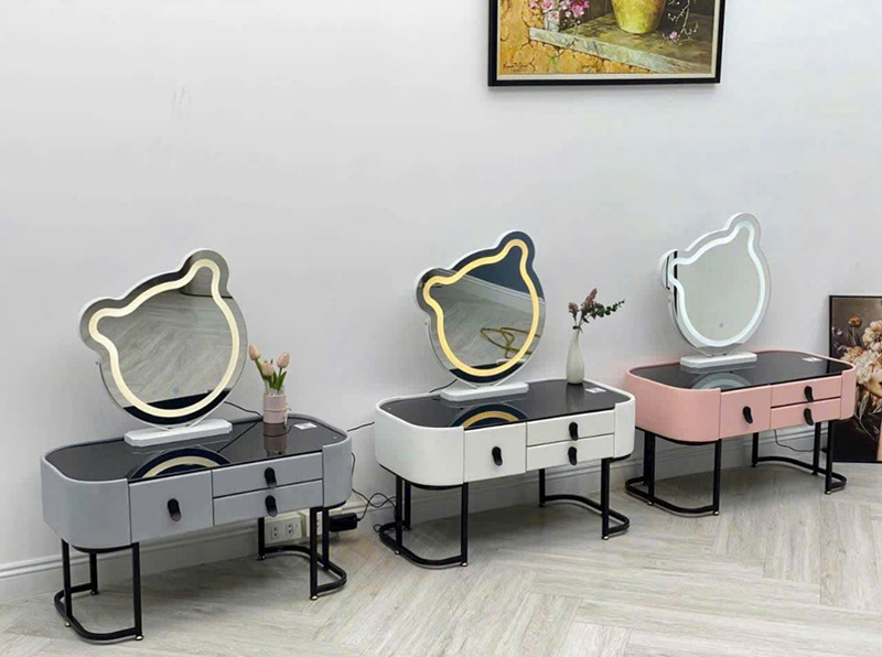 Bàn trang điểm mini ngồi bệt phong cách hiện đại, đẹp tiện nghi BP052