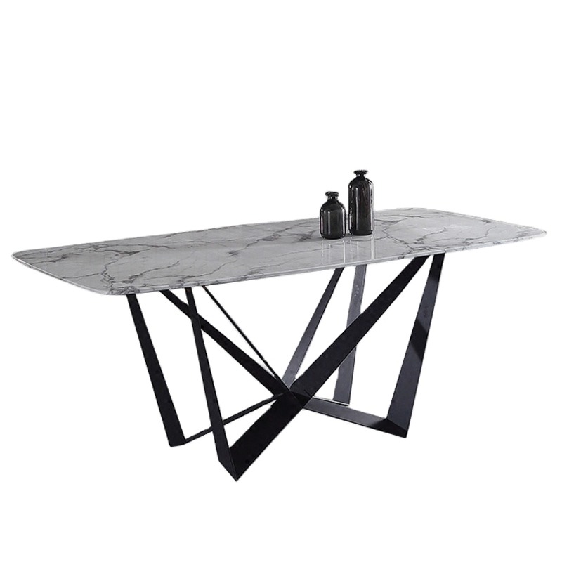 Chân bàn ăn chữ W chất liệu sắt sơn tĩnh điện BB215