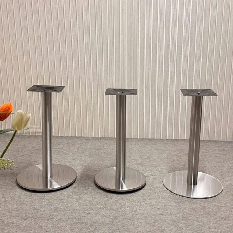 Chân bàn cafe, quán trà sữa Inox đế tròn BB178 Chân bàn cafe, quán trà sữa Inox đế tròn BB178