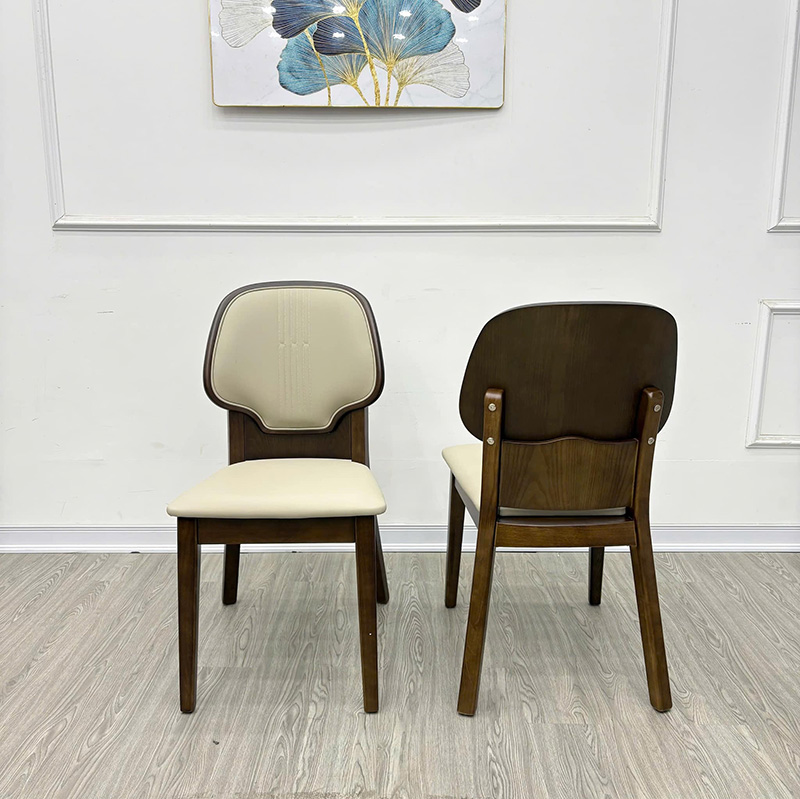 Ghế ăn bọc nệm êm ái, khung gỗ chắc chắn GA603