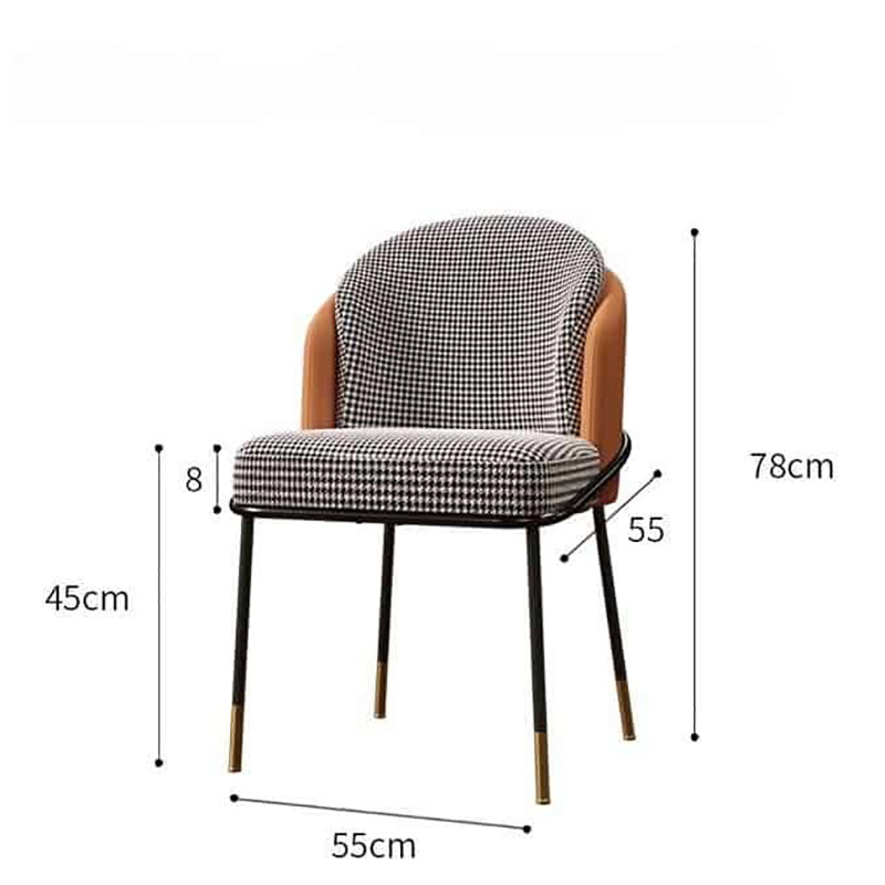 Ghế ăn, ghế cafe nhà hàng Fil Noir kiểu Bắc Âu GA121