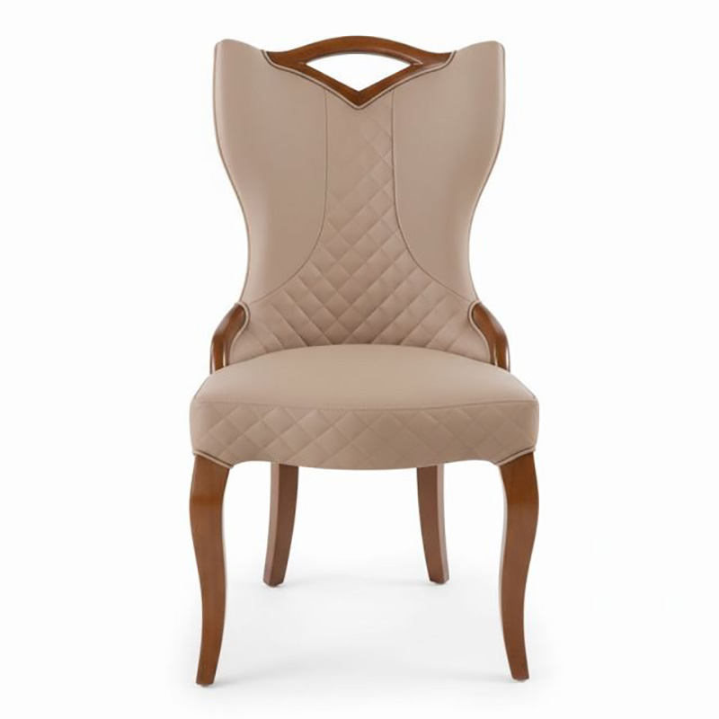 Ghế ăn nhà hàng cafe Fino gỗ bọc nệm da GA125