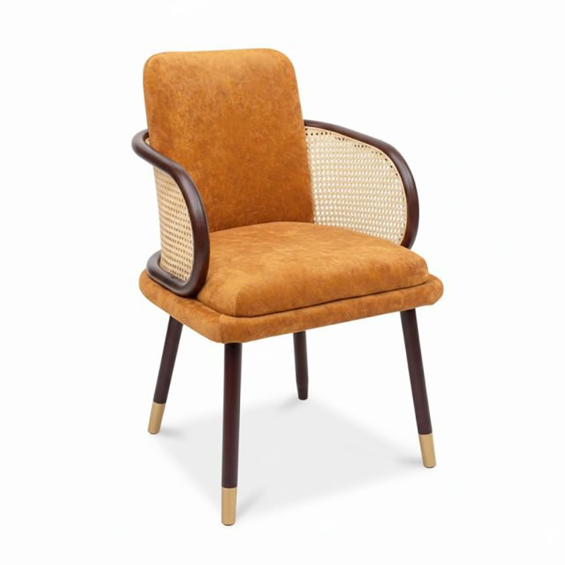 Ghế Blakey gỗ sồi nệm bọc vải nhung GA134