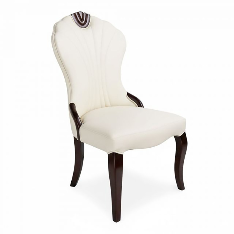 Ghế Zena phong cách cổ điển bọc nệm da GA123
